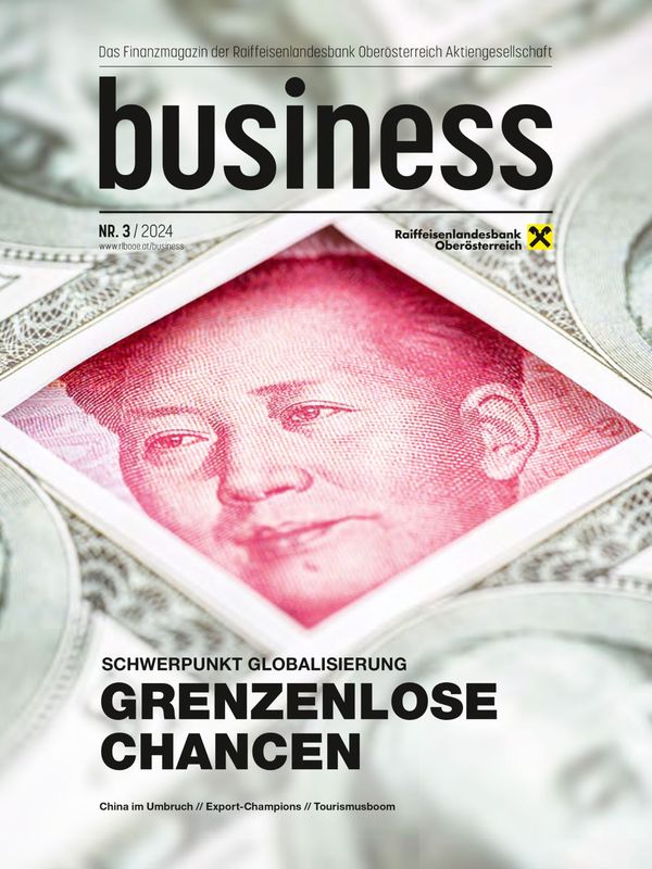 business Finanzmagazin Raiffeisen Oberösterreich