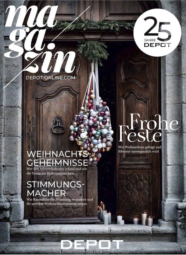 DEPOT Weihnachtsmagazin 25 Jahre Jubiläum